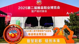 数智鞋都 链创未来 2025睢县鞋业博览会暨产销对接会开幕