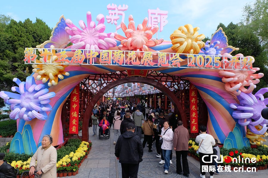 第十五届中国菊花展览会在开封开幕 焕活古都文旅新活力_fororder_DSCF3456.JPG