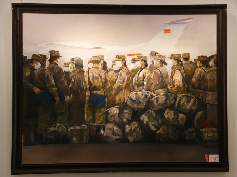 三省五市美术作品联展在河南南阳开展_fororder_襄阳选送的油画——《荆楚之春》.JPG
