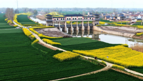 开封杞县：涡河两岸涌金浪 光影定格美中原