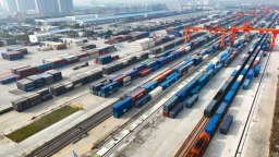 中欧班列（郑州）2026年累计开行突破2200列