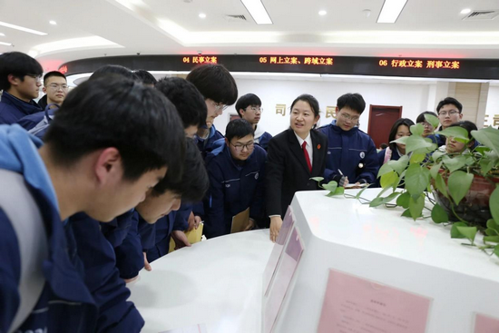 河南省武陟县人民法院举办未成年人权益保护主题开放日活动_fororder_图片2