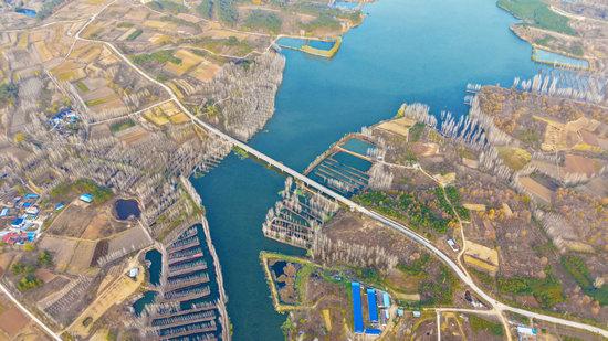 南阳市卧龙区：依法生态治水 打造幸福河湖_fororder_龙王沟水库冬景如画 摄影 王小军.JPG