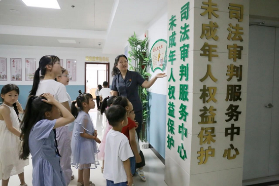 “童”心向法 逐梦未来 河南省武陟县法院开展庆“六一”开放日活动_fororder_图片9