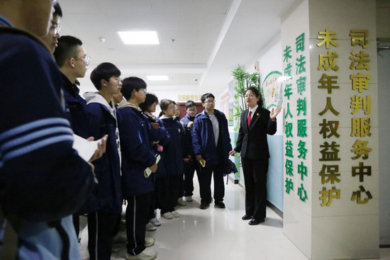 河南省武陟县人民法院举办未成年人权益保护主题开放日活动_fororder_图片3