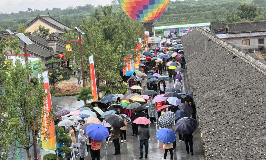 2025年中国农民丰收节河南省主场活动在三门峡灵宝市举行_fororder_“豫农优品+美豫名品”展销会现场 摄影 侯林峰