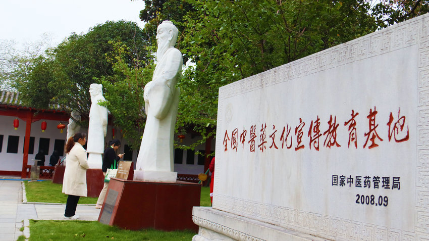 “中意中国 一草一世界”中医药文化传承网络主题宣传活动启动_fororder_医圣祠内一景 摄影 王小军.JPG