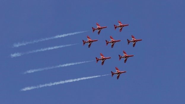 ​英国举行仪式纪念第二次世界大战对日战争胜利纪念日75周年
