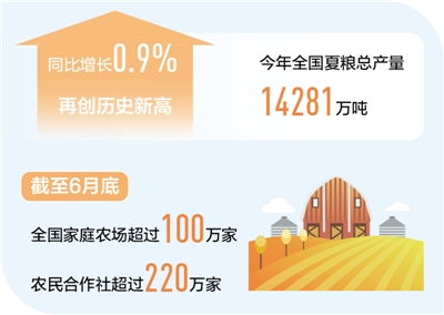 上半年农业增加值同比增长3.8% 守稳农业基本盘 粮食丰收有保障