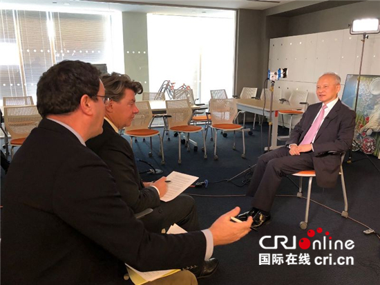 图片默认标题_fororder_中国驻美国大使崔天凯接受采访-2（由中国驻美使馆提供）