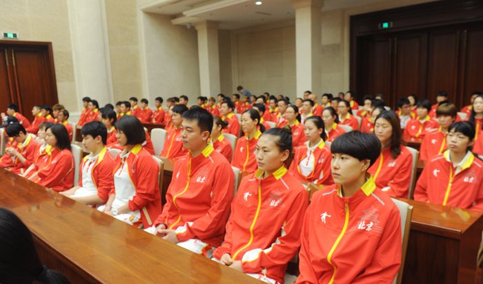 第十三届全运会北京市体育代表团成立 丁宁任旗手