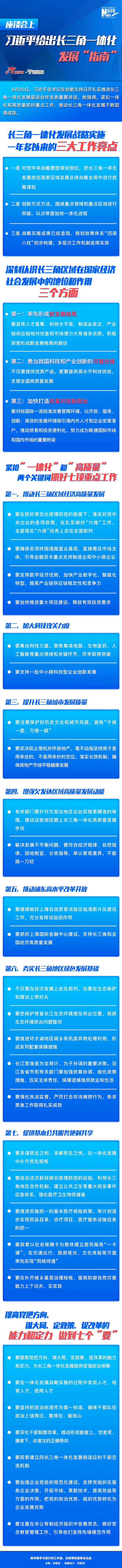 座谈会上，习近平给出长三角一体化发展“指南”