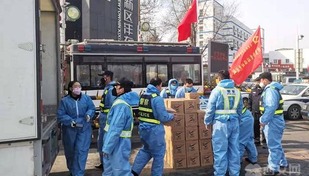 陕西省水务集团大秦之水第三批物资赠送一线公安民警
