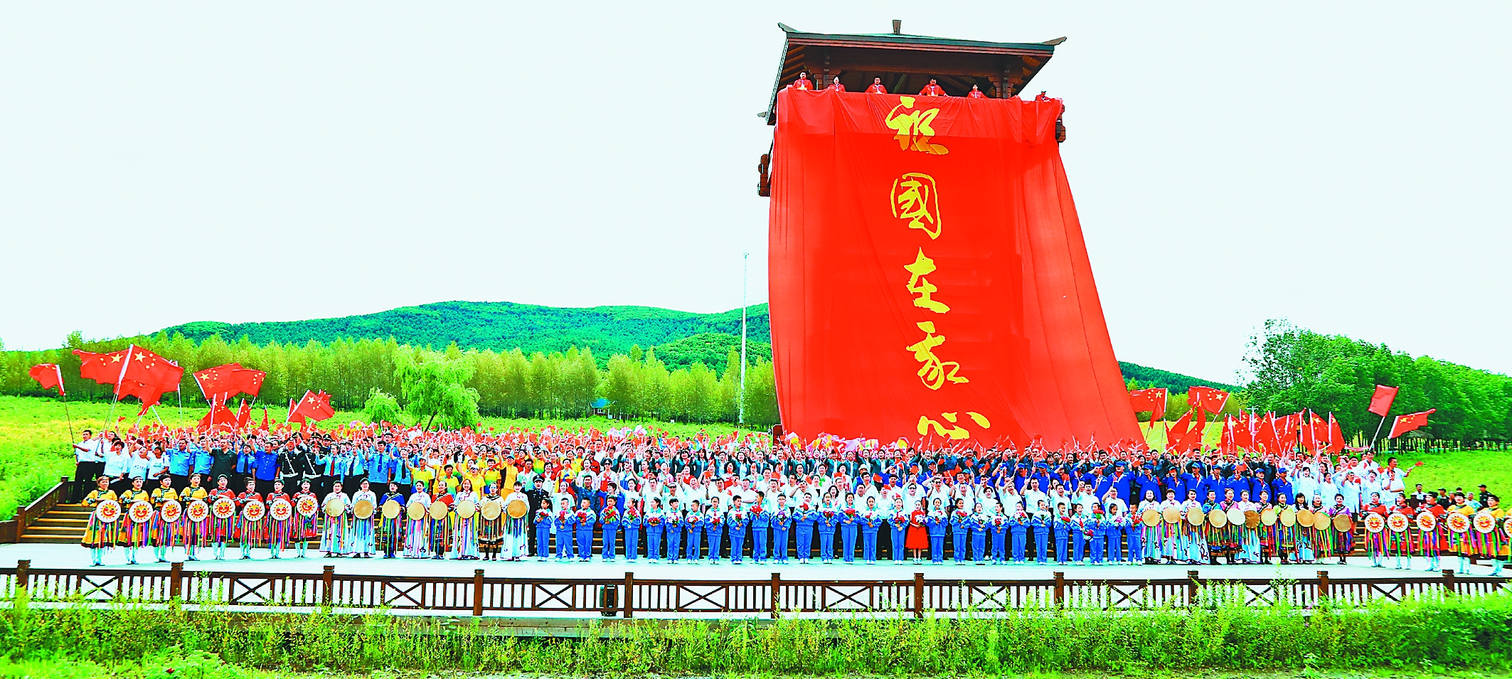 山一程水一程达勒美景入佳境 佳木斯郊区花香景美醉游人