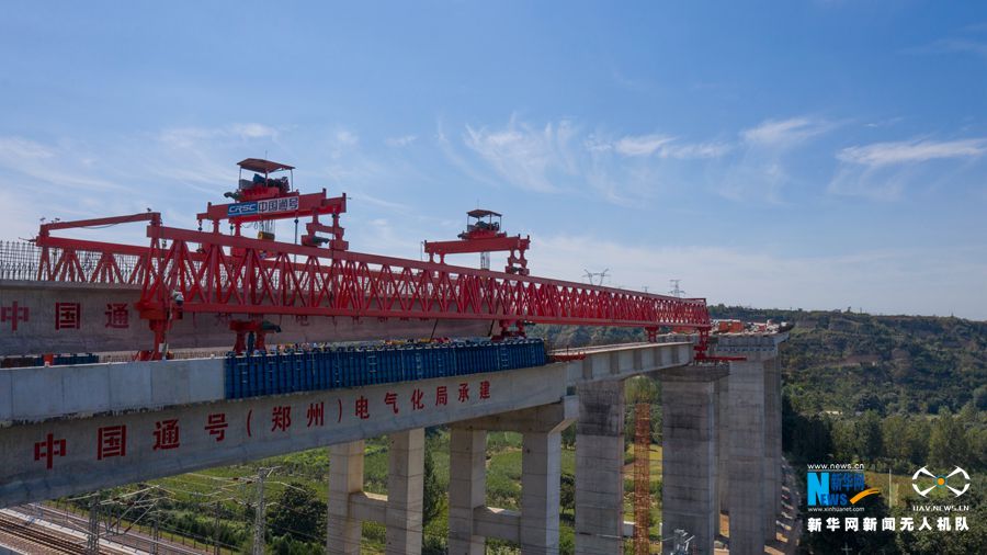 【城市远洋】国道310三门峡段上跨浩吉、陇海铁路立交工程有序推进