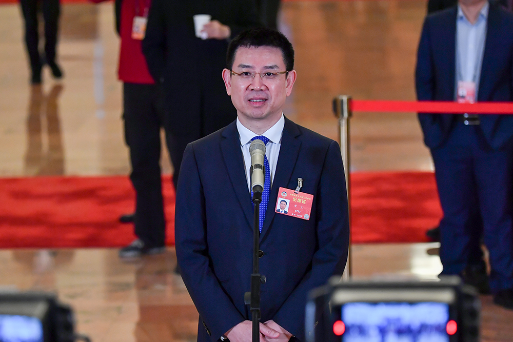 全国政协十三届二次会议第三场“委员通道” 9位全国政协委员接受采访
