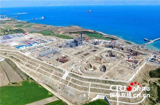 “一带一路”最美建设者奋战土耳其 舍小家 顾大家 为国庆献礼_fororder_胡努特鲁燃煤电站鸟瞰图