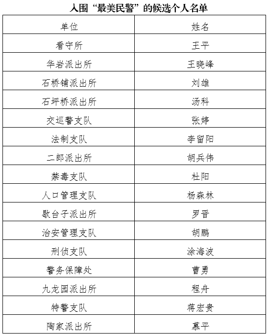 【B】“最美民警”评选活动正式启动 吹响重庆九龙公安平安建设冲锋号_fororder_3