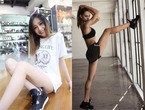 中美AJ Girl颜值美腿大PK