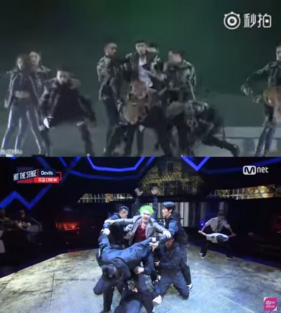 TFBOYS舞蹈抄袭 网友晒与韩团GOT7舞蹈动图对比
