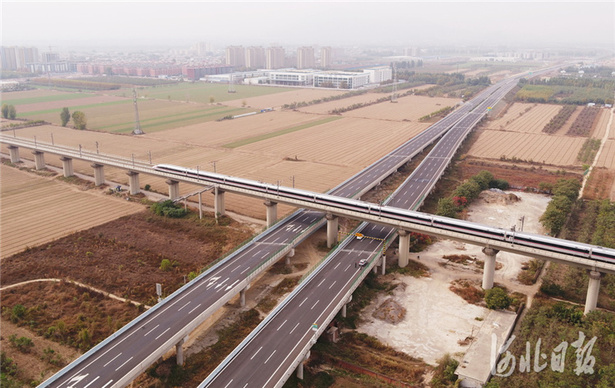 河北石家庄市南绕城高速公路即将开通