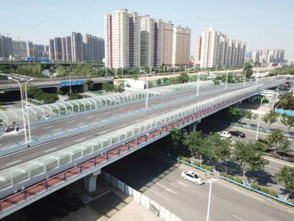 路畅桥通 浐灞“加码”欧亚一路跨浐河桥现已全面建成