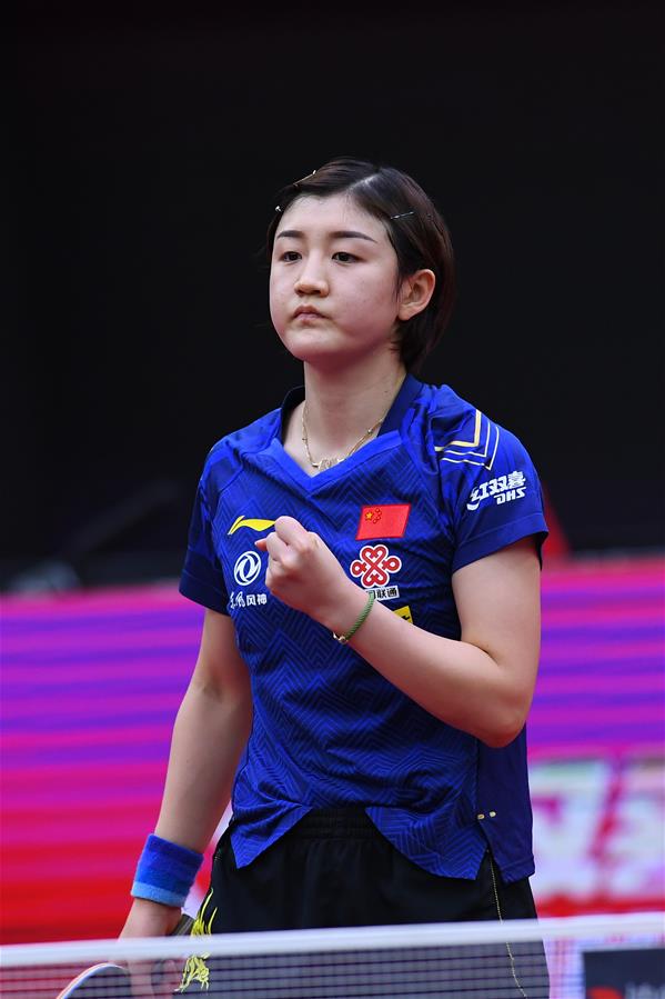 乒乓球——女子世界杯：陈梦夺得冠军