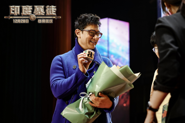 （供稿 文体图文 三吴大地南京 移动版）阿米尔·汗携新片《印度暴徒》走进南京校园