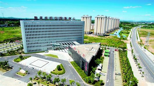 黄冈临空区跨江借翅蓄势飞