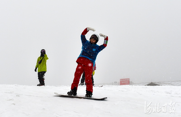 河北张家口：雪落崇礼