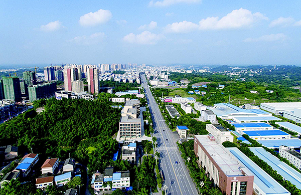 自贡富顺：新工业城市形象伴阳而升
