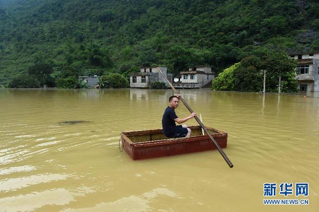 广西多地洪涝灾害致45万余人受灾 3人死亡5人失踪