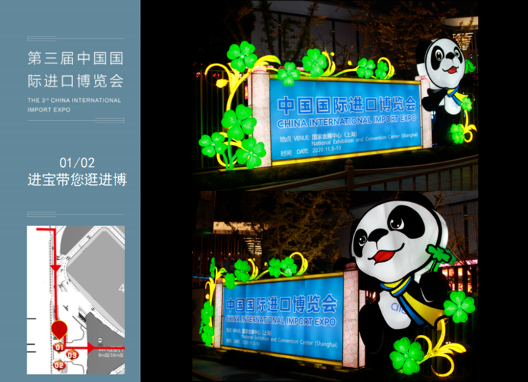 自贡彩灯点亮进博 千年盐都走向世界