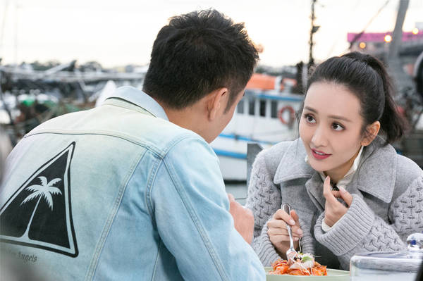 王鸥献上亲密N连击 用烟花示爱明道“I love you”