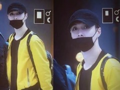 组图：张艺兴哈尔滨录制《极挑》 变身小黄人黄衣黄鞋
