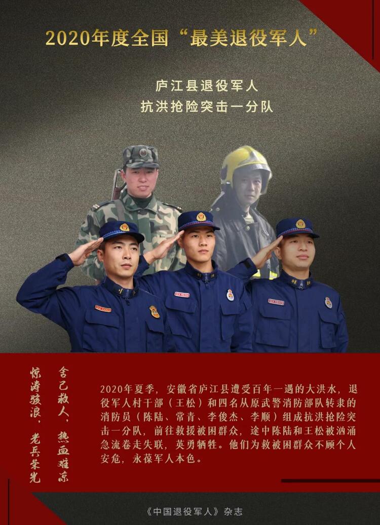 闪亮的名字！他们是2020年度“最美退役军人”