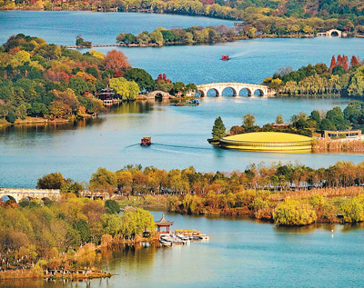 湘湖 风景秀丽
