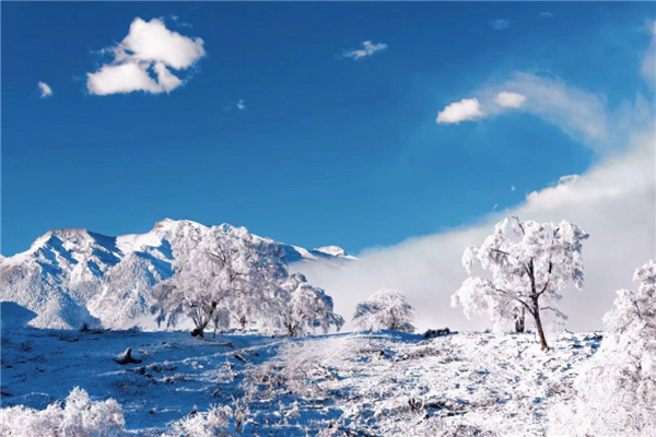 阿坝茂县九鼎山：“滑”走严寒 邂逅冰雪奇缘