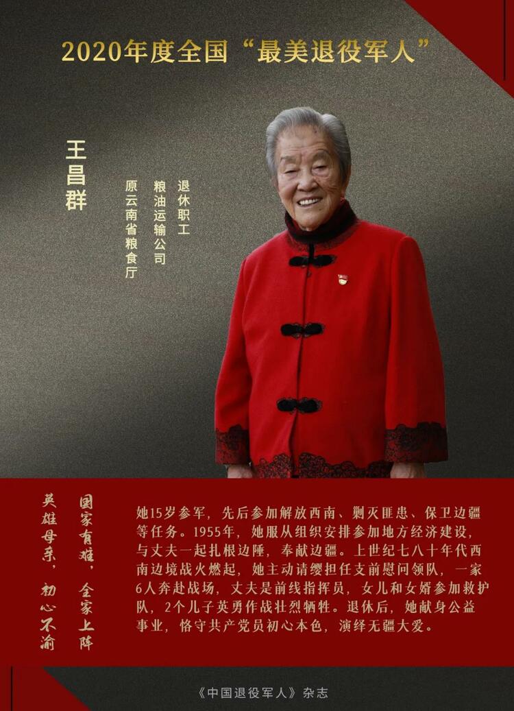 闪亮的名字！他们是2020年度“最美退役军人”