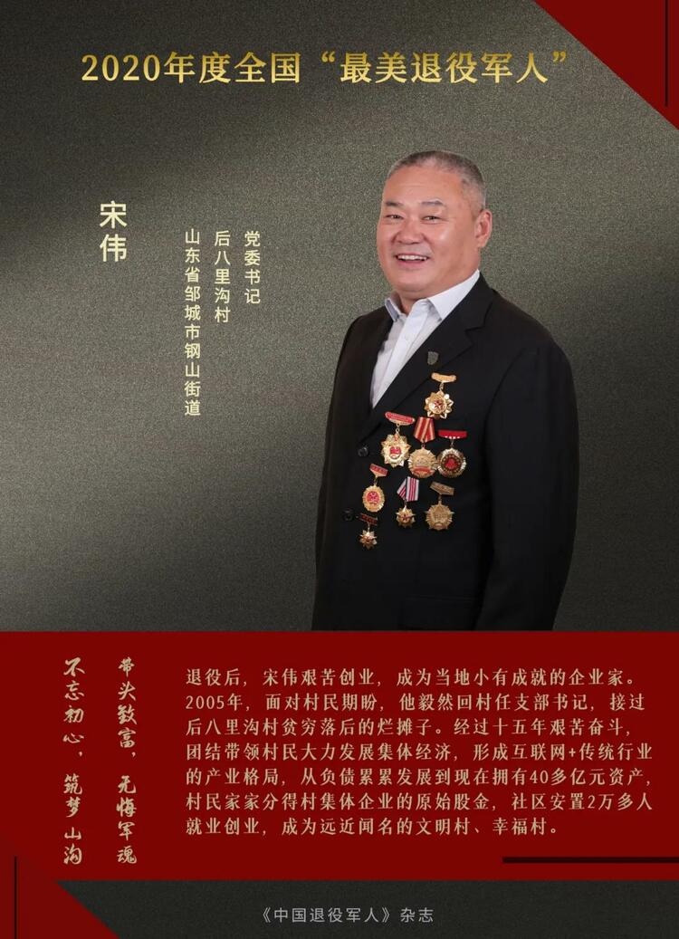 闪亮的名字！他们是2020年度“最美退役军人”