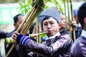 （黔茶贵水）贵州从江：吹芦笙庆苗年