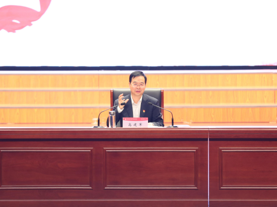 【原创】开封市市长高建军在开封文化艺术职业学院讲授思政课_fororder_IMGL5852_副本