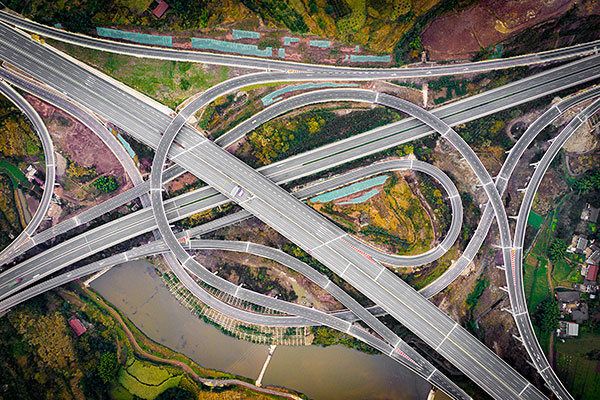 成宜高速公路通车 助推自贡融入成渝地区双城经济圈_fororder_2、成宜高速度佳互通（供图-荣县县委宣传部）