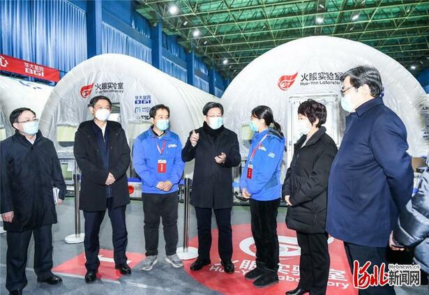 王东峰在石家庄市调研检查