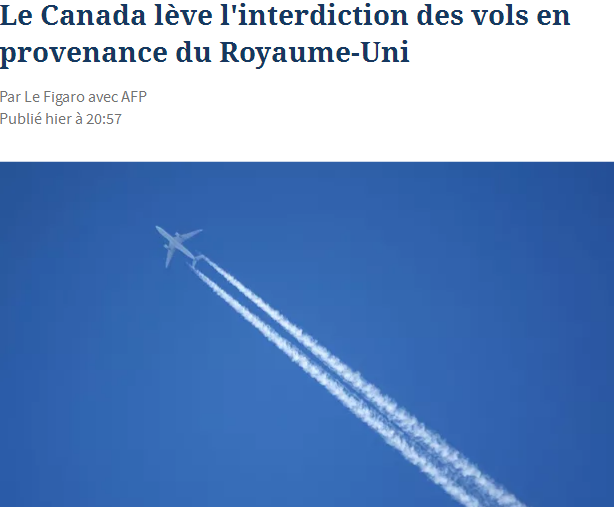 外媒：即日起航空入境加拿大旅客需提供核酸检测证明_fororder_21171