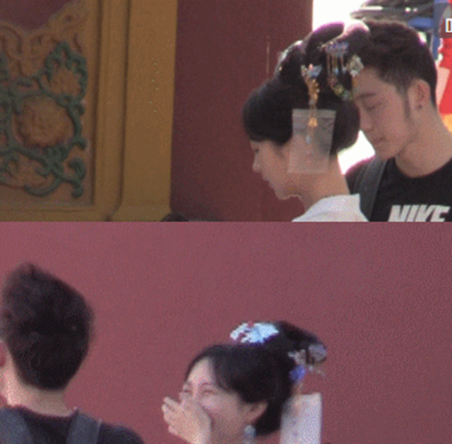 黄晓明前女友恋情曝光 男方帮她调整内衣