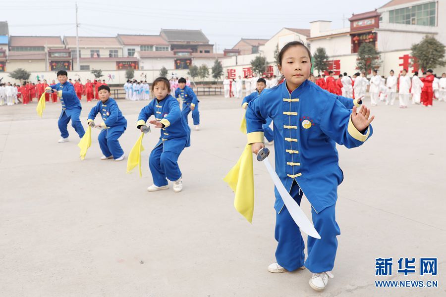 【焦点图-大图】【 移动端-焦点图】【图说5】河南温县：传承国粹 “武”动校园