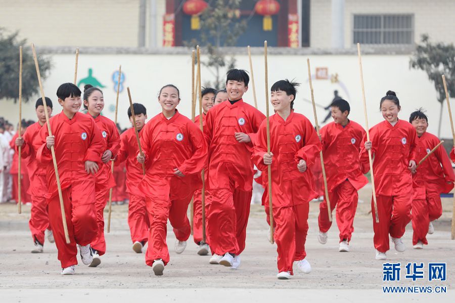 【焦点图-大图】【 移动端-焦点图】【图说5】河南温县：传承国粹 “武”动校园
