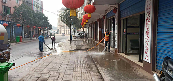 宜宾叙州区樟海镇开展节前大扫除活动_fororder_打扫除现场-供图-樟海镇政府