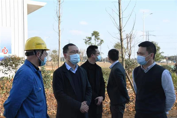 眉山市委副秘书长周泮雨一行到眉山蓉光调研指导工作_fororder_调研现场